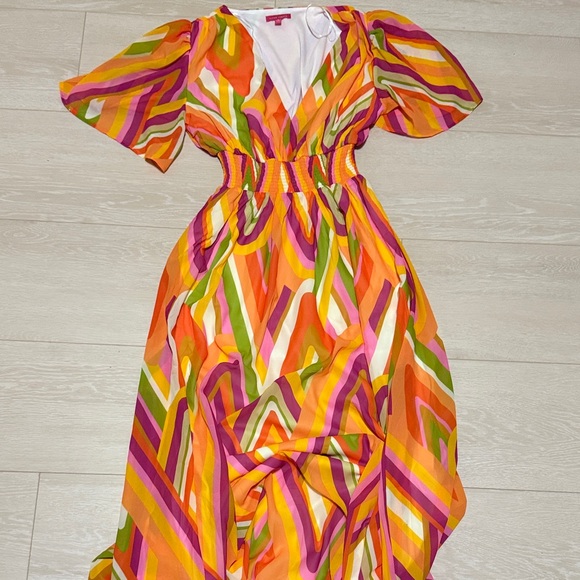 Flying Tomato Vibrant Striped Maxi Dress - Picture 2 of 7